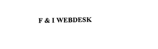 F&I WEBDESK 