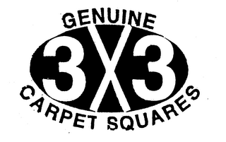 3X3 GENUINE CARPET SQUARES 