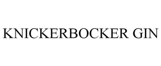 KNICKERBOCKER GIN 
