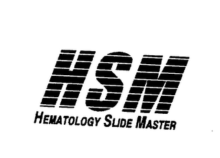HSM HEMATOLOGY SLIDE MASTER 