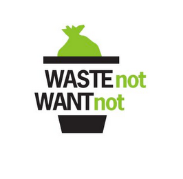 WASTE NOT WANT NOT 