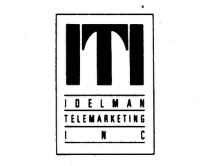 ITI IDELMAN TELEMARKETING INC 