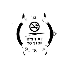 IT'S TIME TO STOP 