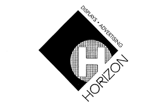 H HORIZON DISPLAYS. ADVERTISING 
