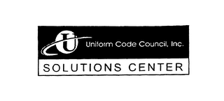 U UNIFORM CODE COUNCIL, INC. SOLUTIONS CENTER 