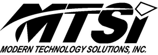 MTSI MODERN TECHNOLOGY SOLUTIONS, INC. 