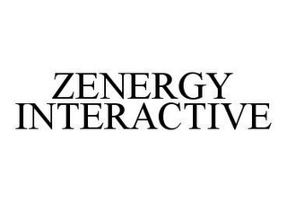 ZENERGY INTERACTIVE 