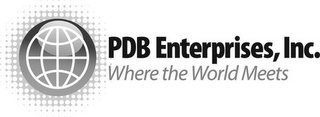 PDB ENTERPRISES, INC. WHERE THE WORLD MEETS 