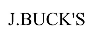 J.BUCK'S 