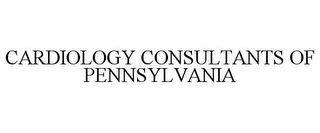 CARDIOLOGY CONSULTANTS OF PENNSYLVANIA 