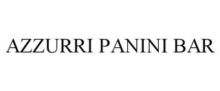 AZZURRI PANINI BAR 
