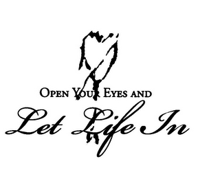 OPEN YOUR EYES AND LET LIFE IN 