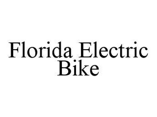 FLORIDA ELECTRIC BIKE 