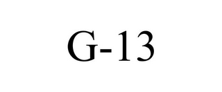 G-13 