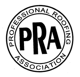 PROFESSIONAL ROOFING ASSOCIATION PRA 