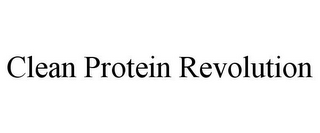 CLEAN PROTEIN REVOLUTION 