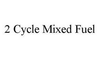 2 CYCLE MIXED FUEL 