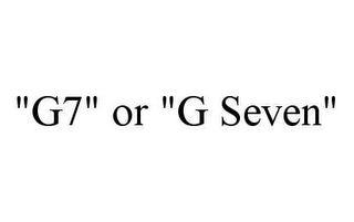 "G7" OR "G SEVEN" 